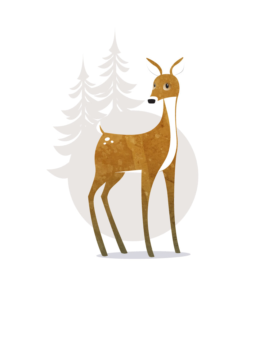 Winterhaven Woods Deer Mobile Wallpaper