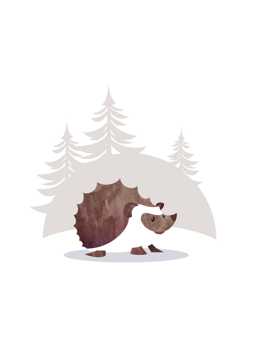 Winterhaven Woods Hedgehog Mobile Wallpaper