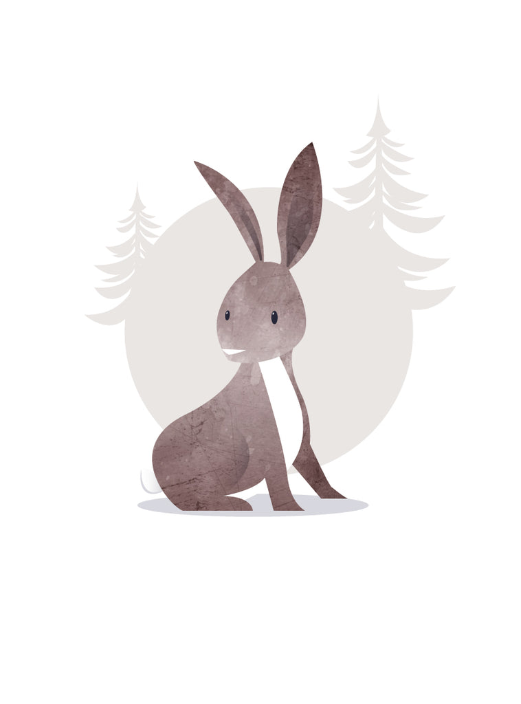 Winterhaven Woods Rabbit Mobile Wallpaper
