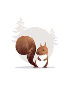 Winterhaven Woods Red Squirrel Mobile Wallpaper